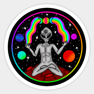 Cosmic Meditation Sticker